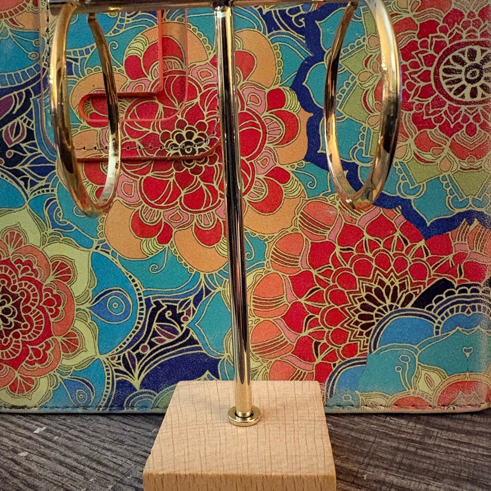 14k Yellow Gold Hoop Earrings